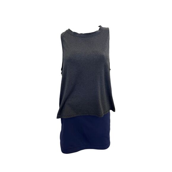 SZ 1XL Athleta UPTEMPO Sleeveless Tank in Charcoal Heather Gray and Excellent Us - Picture 3 of 9